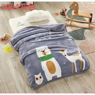 ( Chăn Dày Ấm) Chăn lông tuyết cao cấp 2 lớp hàng dày nặng 1.2kg kích thước 1mx1m4, chăn cho bé đi học