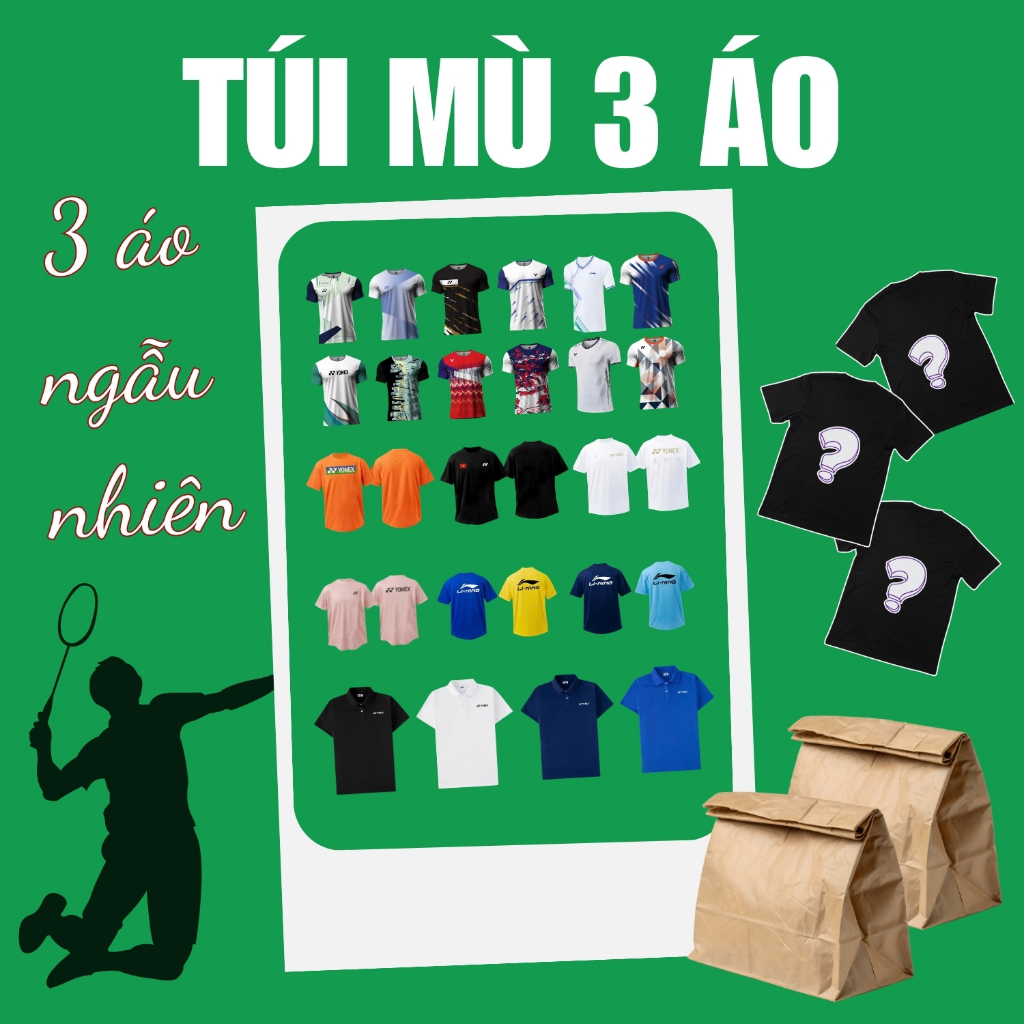 RANDOM PACK ÁO CẦU LÔNG UNISEX