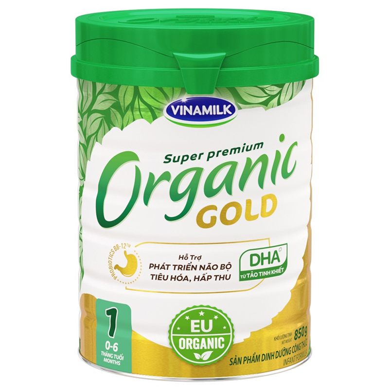 Sữa Bột Vinamilk ORGANIC Gold số 2 (850g)..