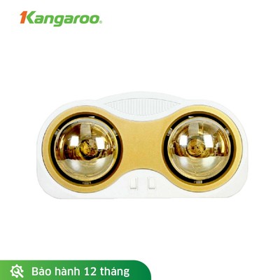 Đèn sưởi nhà tắm 2 bóng Kangaroo KGWH02V công suất 550W