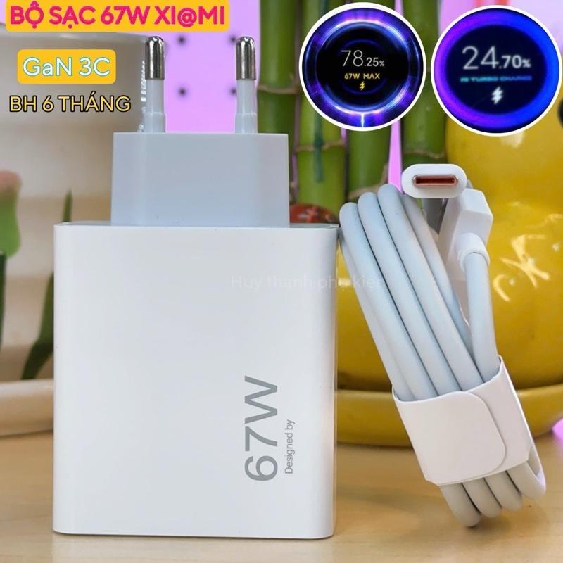 Bộ Sạc Siêu Nhanh Xiaomi Mi Turbo 67W - 33W Dây Type C Chuẩn Sạc Nhanh Mi Turbo Charge 67W Max Dùng 