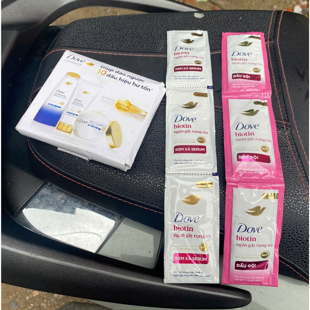 Combo 100 gói dầu gội và dầu xả Dove