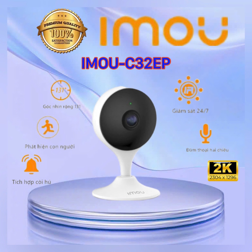 Camera Wifi trong nhà IMOU Cue C32 3MP IPC-C32EP