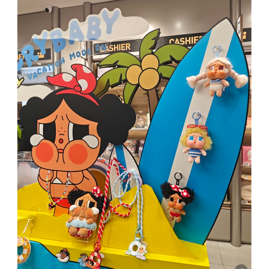 [Có Sẵn] Cry baby x Vacation/ Crying again vinvyl móc khoá