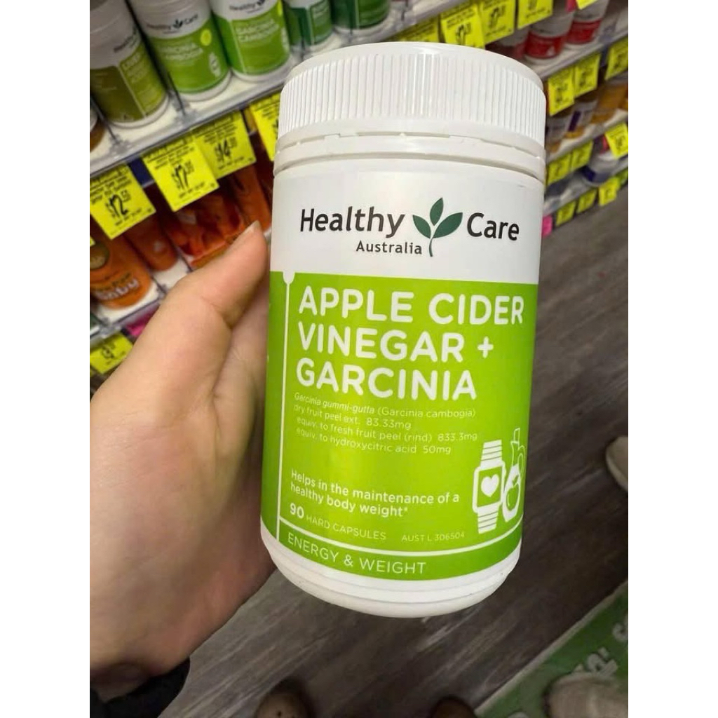 Healthy Care Apple Cider Vinegar Garcinia 90 Capsules