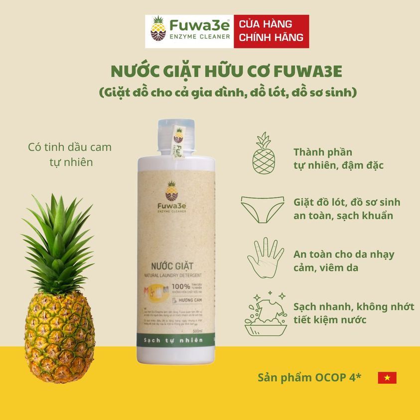 Nước giặt Fuwa3e - 500ml