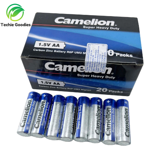 Hộp pin tiểu Camelion AA Super Heavy Duty - Pin tiểu 2A Camelion (hộp 40 viên) - Hàng chính hãng