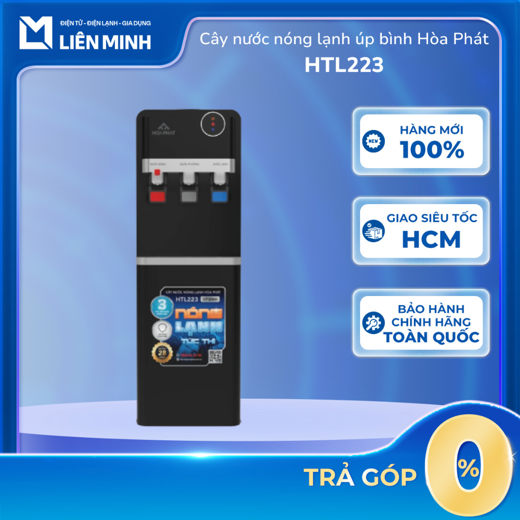 HTL223 - Cây Nước Nóng Lạnh Úp Bình Hòa Phát HTL223 - 3 Vòi Nước - Bảo Hành Chính Hãng