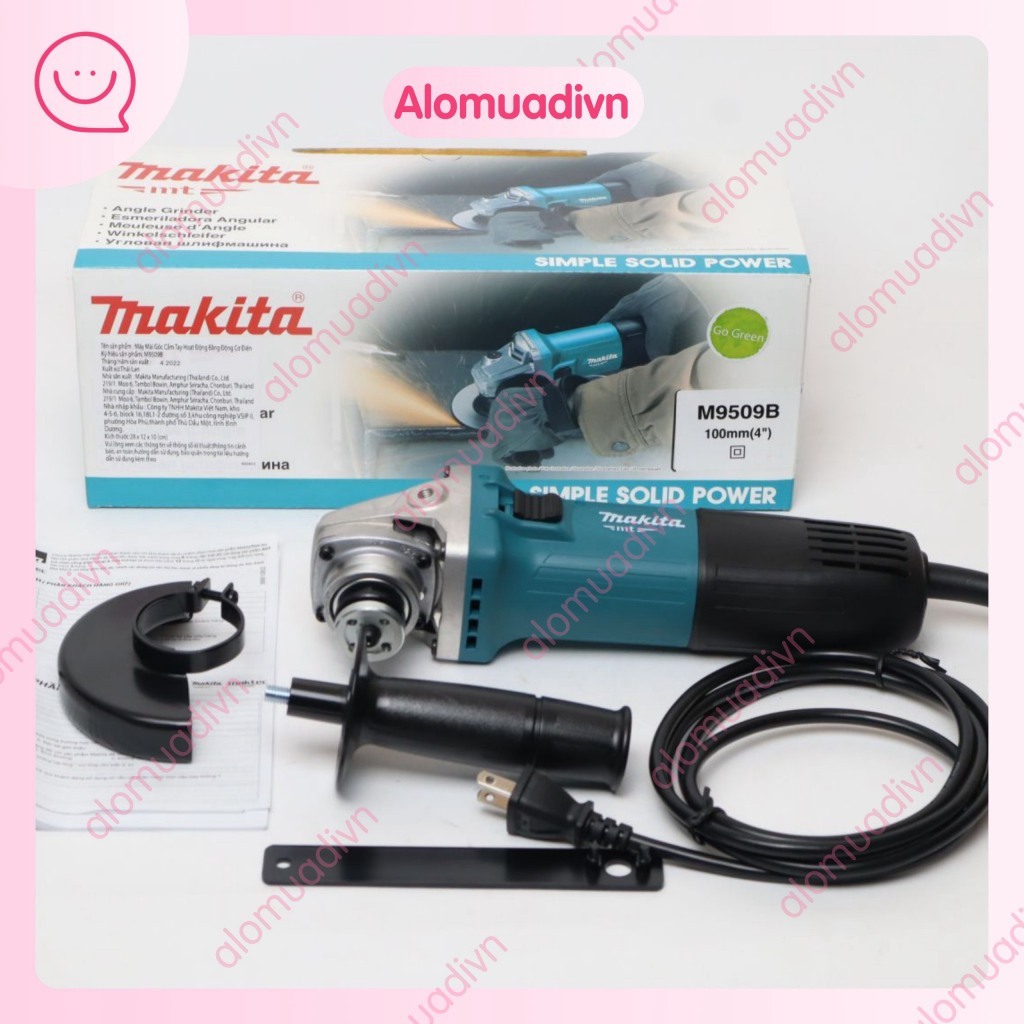 Máy mài MAKITA M9509B ( 100mm ) 850W công tắc trượt (Máy)
