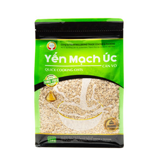 Yến Mạch Úc / Yến Mạch Giảm Cân / Yến mạch hữu cơ / Cán dẹp, cán vỡ / Wellbeing / bao bì xanh