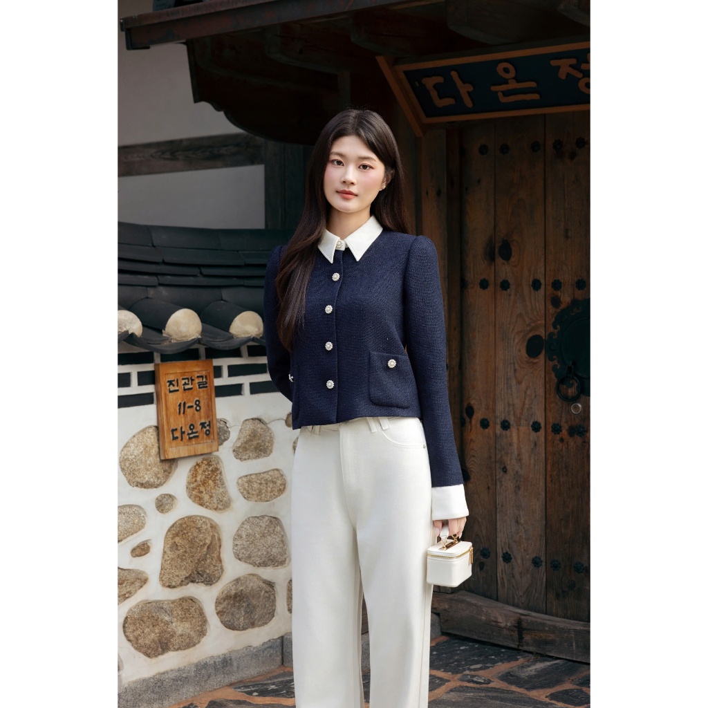 (Harmony) Quần jean ống suông, chất liệu mềm mướt, đứng form tôn dáng thời trang nữ Calie Qj027 | BigBuy360 - bigbuy360.vn