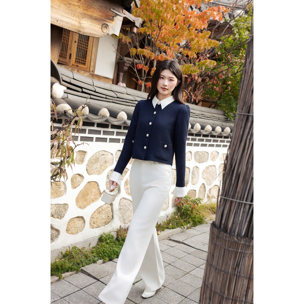 (Harmony) Quần jean ống suông, chất liệu mềm mướt, đứng form tôn dáng thời trang nữ Calie Qj027 | BigBuy360 - bigbuy360.vn