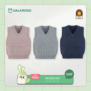 [Uala rogo sale] Áo ghile len 7033 size 1,2,3,4y