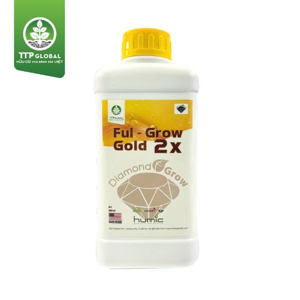 Phân bón hữu cơ Diamond Grow Ful Grow Gold 2X Dạng lỏng (Chai 1 lít)