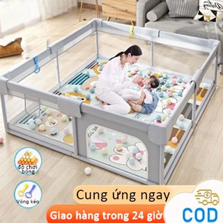 Quây Bóng Cho Bé,Sân chơi trong nhà Nhà banh cho bé khung inox chữ nhật cao cấp,đảm bảo an toàn,Dễ Dàng Tháo Lắp
