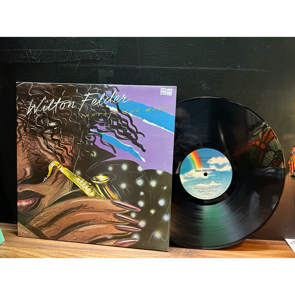 Đĩa than vinyl nhạc Jazz /Funk :nghệ sĩ Wilton Felder.  🎤Album  :Inherit The Wind