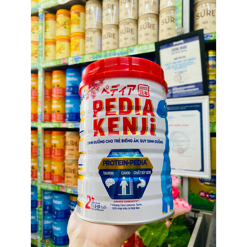 [date T12/2026] Sữa Pedia Kenji 2+ 850g – Tăng Cân, Tăng Chiều Cao Cho Trẻ Biếng Ăn | Hàng Chính Hãn