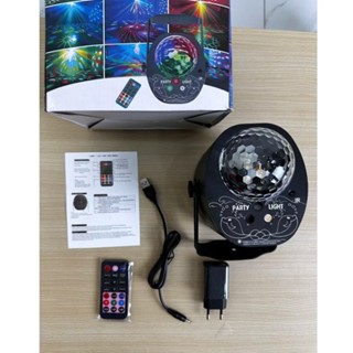   Xả kho  Loại Xịn Có Remote + Tặng Sạc - Đèn bay phòng - Đèn laser Party cảm biến nhạc đèn Disco 