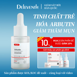  Chiết xuất cam thảo DELEVENTH α-Arbutin Niacinamide làm trắng dưỡng ẩm và phục hồi da 37ml  Phù hợp với mọi loại da  