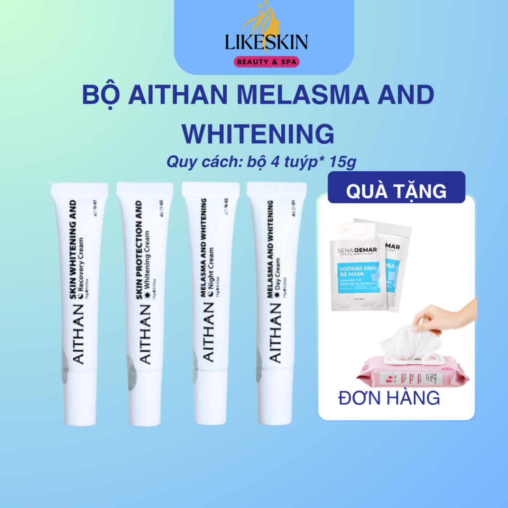 BỘ HỖ TRỢ GIAM NAM AITHAN MELASMA AND WHITENING