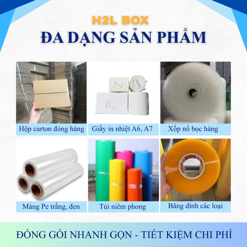 Combo 100 hộp 25x22x20. HLBOX