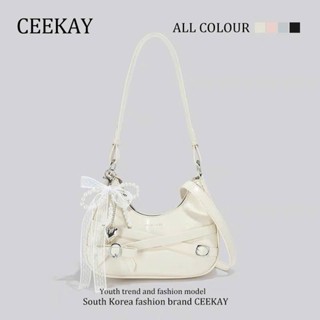  Túi Xách Nữ CEEKAY Da Mềm Kèm Charm Nơ Ren Ngọc Trai Cao Cấp Phong Cách Tiểu Thư Thanh Lịch Nhẹ Nhàng Mẫu Mới Nhất 2025 