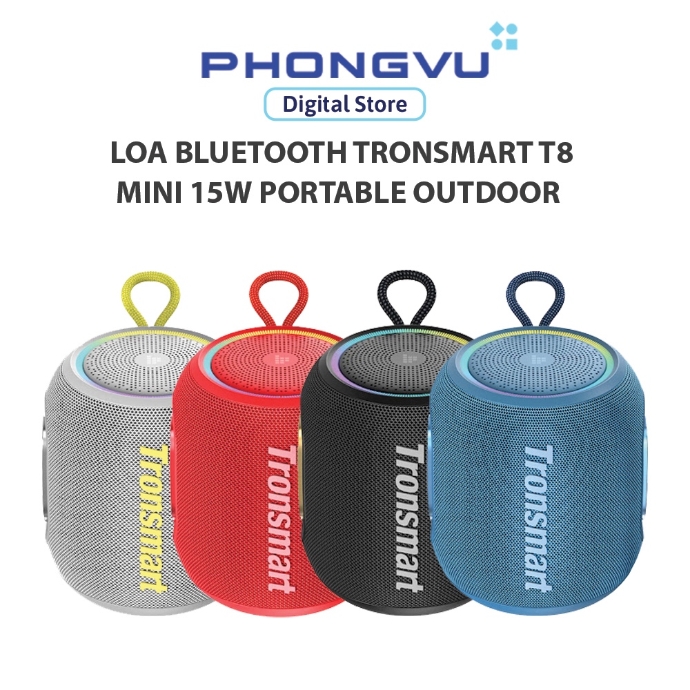 Loa Bluetooth Tronsmart T8 Mini 15W Portable Outdoor - Bảo hành 12 tháng