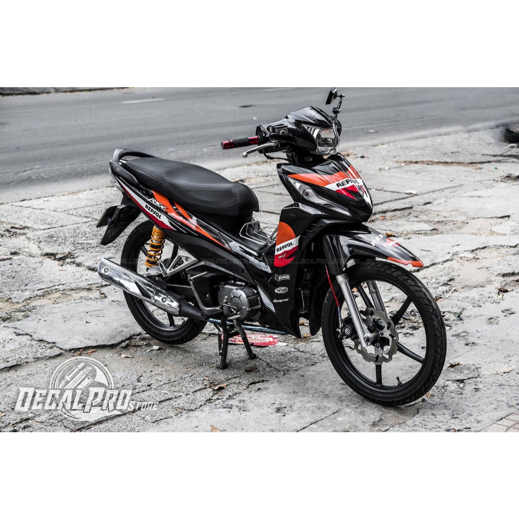 [Tem chuẩn xịn] - Tem trùm xe Wave RSX Repsol