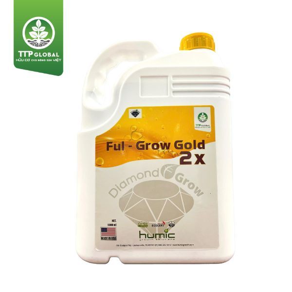 Phân bón hữu cơ Diamond Grow Ful Grow Gold 2X Dạng lỏng (Can 5 lít)