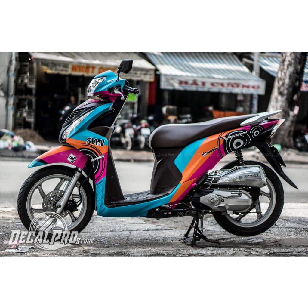 [Tem chuẩn xịn] - Tem trùm xe Vision Brembo