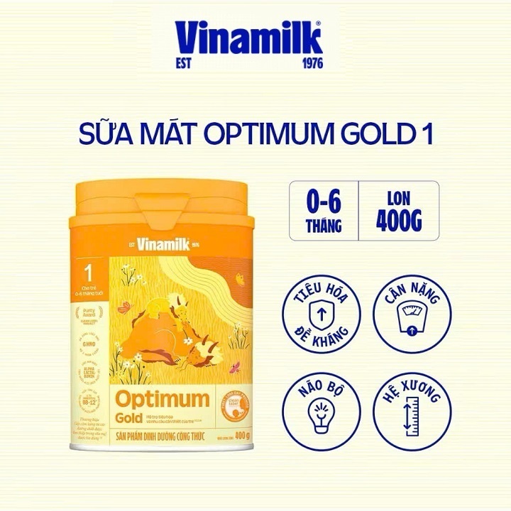 Sữa bột Optimum Gold 1 800g [Date mới nhất]