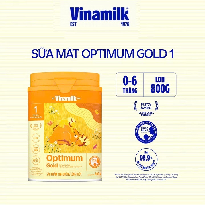 Sữa Optimum Gold số 1 800g (Date 2027)