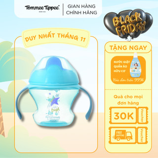 Bình tập uống có vòi cho bé Tommee Tippee First Sippee 150ml từ 4 tháng - Xanh Dương