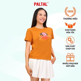 Áo thun thời trang 𝐏𝐀𝐋𝐓𝐀𝐋 chất liệu Cotton phom cơ bản cổ tròn năng động và tiện dụng -Thương hiệu 24 năm - 020p 1992