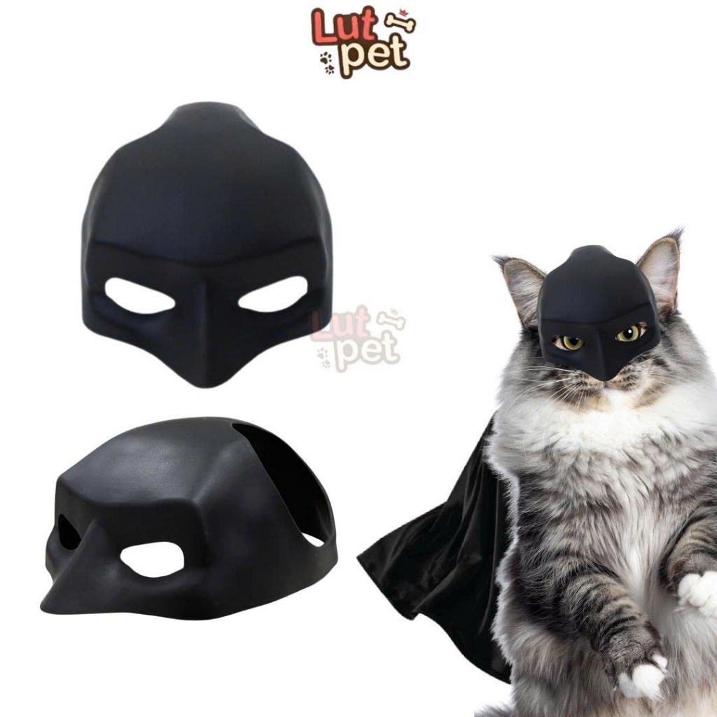 Mặt nạ cho chó mèo. mặt nạ batman hóa trang cho thú cưng - lutpet