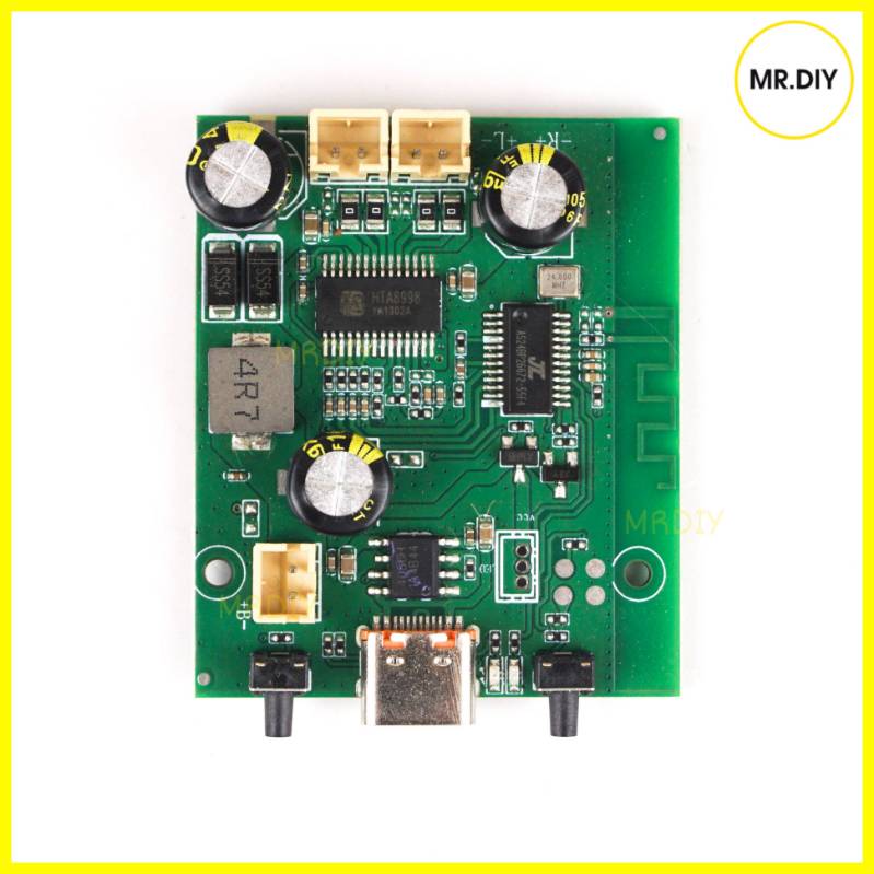 Mạch loa bluetooth công suất 10w x2 nhỏ gọn, dùng pin 1s xả cao ( kèm đủ dây dẫn )