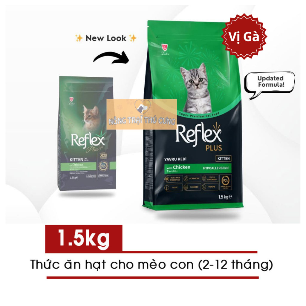 Thức Ăn Hạt Cho Mèo Con Reflex Plus Kitten