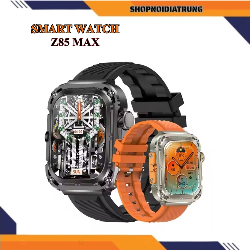 Đồng hồ thông minh Z85 MAX Giám Sát Sức Khỏe - Smart Watch Kết Nối Bluetooth Màu Đen