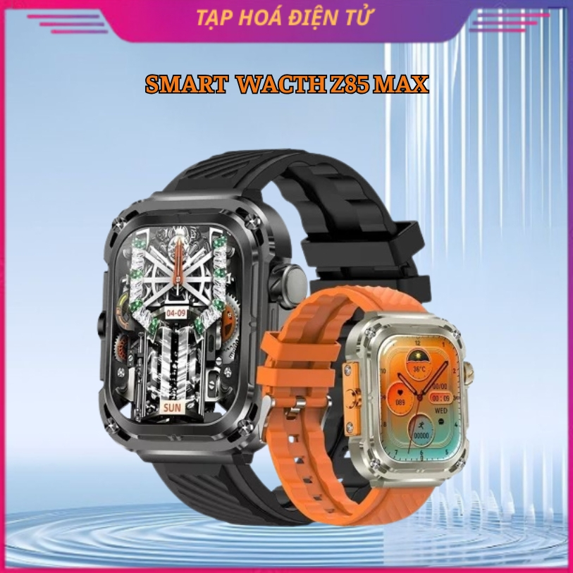 Smart Watch Kết Nối Bluetooth Z85 MAX Giám Sát Sức Khỏe  Màu Đen