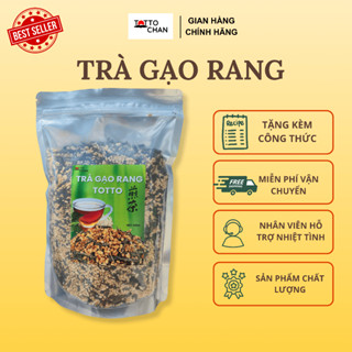  Trà Gạo Rang Totto Công Nghệ Đài Loan Cực Thơm Ngon - Chuyên Pha Trà Sữa - Gói 500gr 