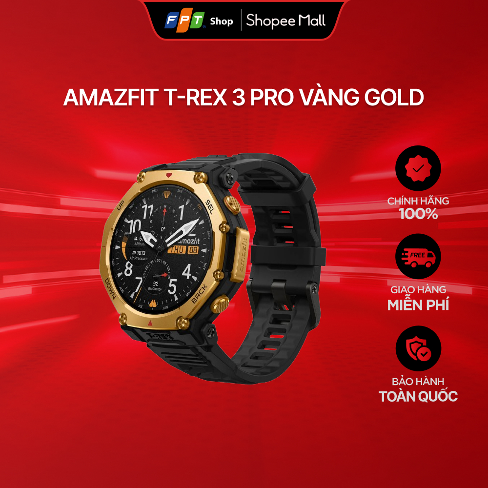 [Outlet S2] Đồng hồ thông minh Amazfit T-Rex 3 Pro 44mm/48mm | BigBuy360 - bigbuy360.vn