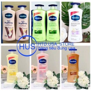  Sữa Dưỡng Thể Trắng Da Toàn Thân Vaselin 725ml Của Mỹ 
