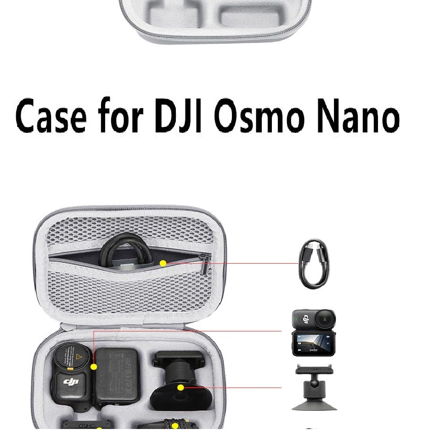 🔥 Hộp đưng DJI Osmo Nano, Case bảo vệ, Túi đựng chống sốc, chống nước cho máy ảnh DJI Osmo Nano