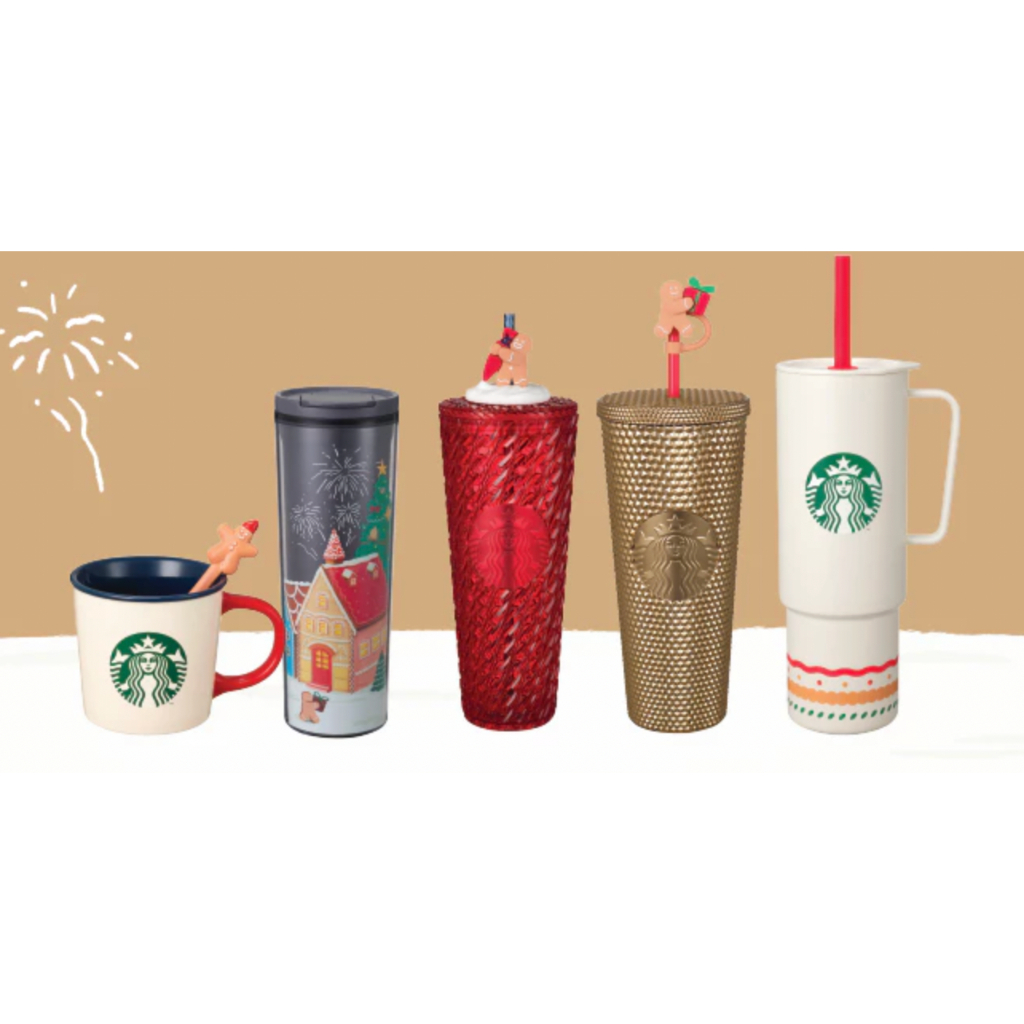 |CHÍNH HÃNG| BỘ SƯU TẬP LY/ BÌNH STARBUCKS MÙA X-MAS - COOKIE HOUSE​