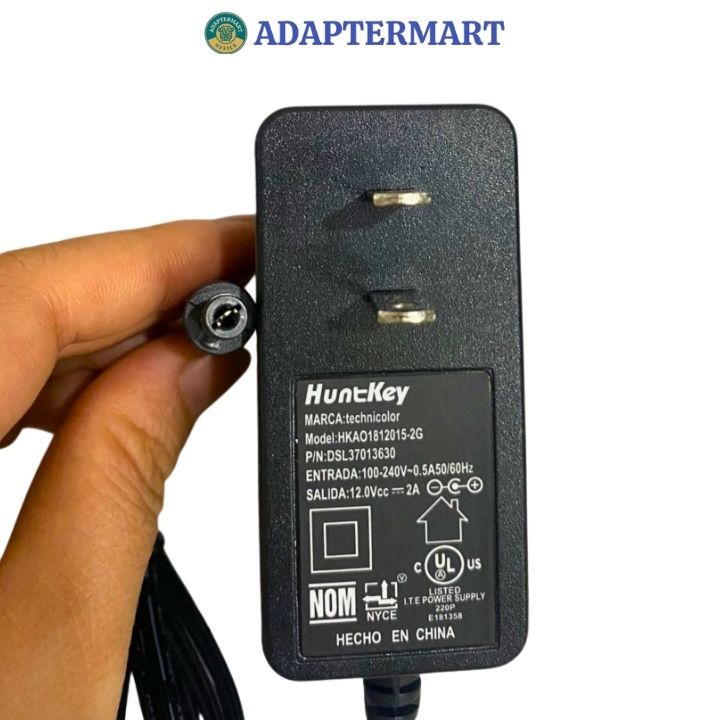 Dây nguồn màn hình máy tính Huntkey N2221 12v 2a - bảo hành 1 năm