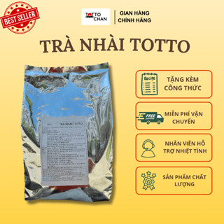  Trà Nhài Totto Đặc Biệt Đậm Trà Thơm Hương Hoa Nhài,Nguyên Liệu Pha Trà Chanh,Trà trái cây Gói 1kg 