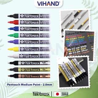  Bút sơn dầu vẽ đa chất liệu Sakura Pentouch - Medium Point 2.0mm 