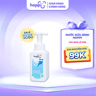  Nước rửa bình và rau củ Hoppi 500ml  Dạng tạo bọt  