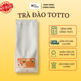  Trà Đào Totto Trà Đào Túi Lọc Tiện Lợi  Nguyên Liệu Pha Chế Totto Chan - Gói 200gr 