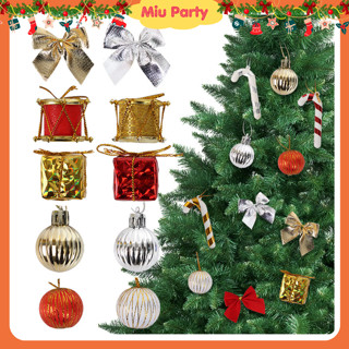  Set Phụ Kiện Treo Trang Trí Cây Thông NOEL Size Mini Decor Giáng Sinh - Miu Party 